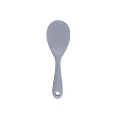 Premium Food Grade Silicone Non - Stick Cooking Spoon - Heat - Resistant Kitchen Essential (Grey)