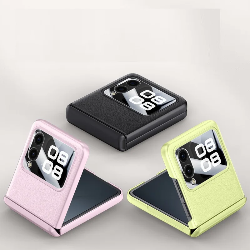 Slim Leather For Huawei Nova Flip Case Hard Spring Hinge Protective Cover_voghion.com