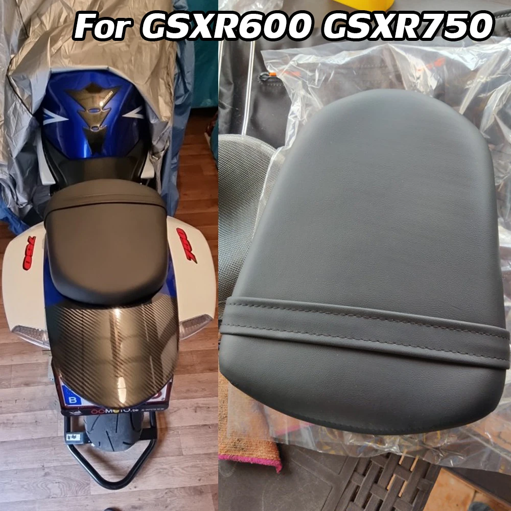 

GSXR600 Seat Cushion Cover Pad Rear Passenger Pillion Saddles For Suzuki GSXR750 GSX-R 600 K6 K7 2006 2007 GSXR 750 Accessories