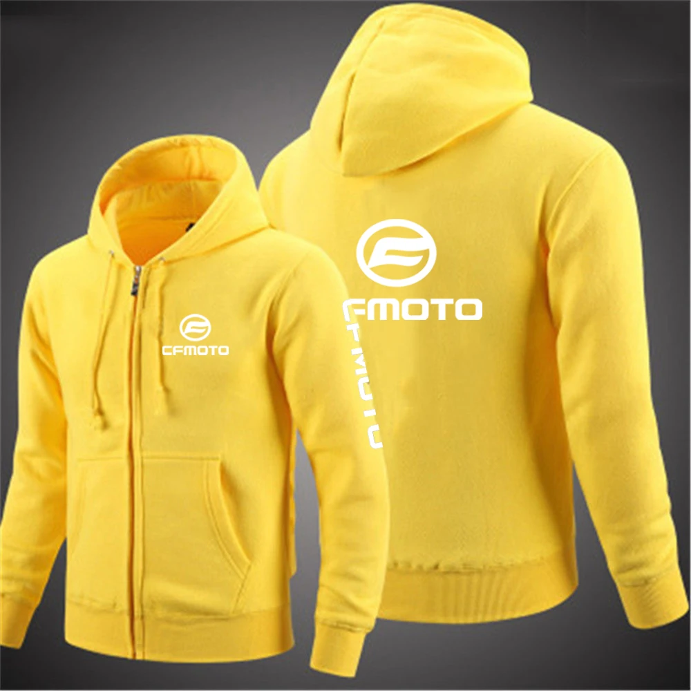 2023 Men Printing New Cfmoto Jacket Zip Hight Quality Comfortable Solid Color Outerwear Tracksuit Hooded Coat Pullover Top 6