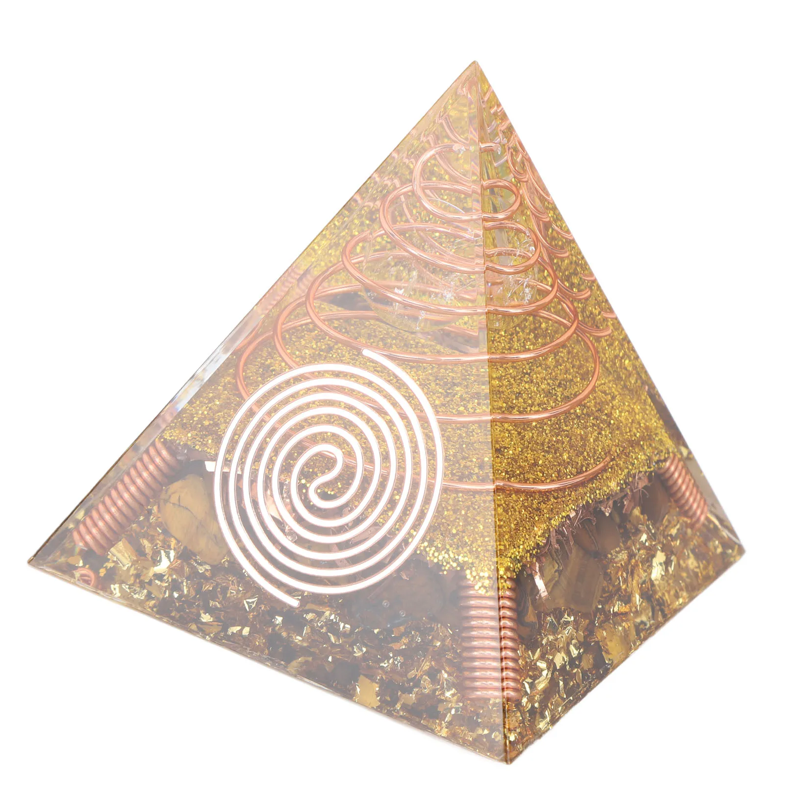 Tomantery Ornamento a Piramide energetica, Ornamento epossidico Stile  Positivo Triangolare Attraente Decorativo Durevole affidabile per la  Meditazione per Lo Yoga : : Casa e cucina