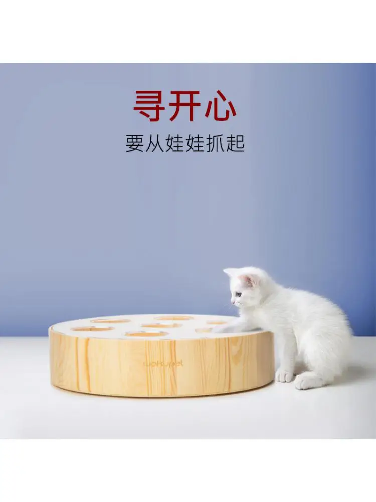 

Pet Cat Educational Toy Perforated Box Toy Ball Puzzle Cat Toy