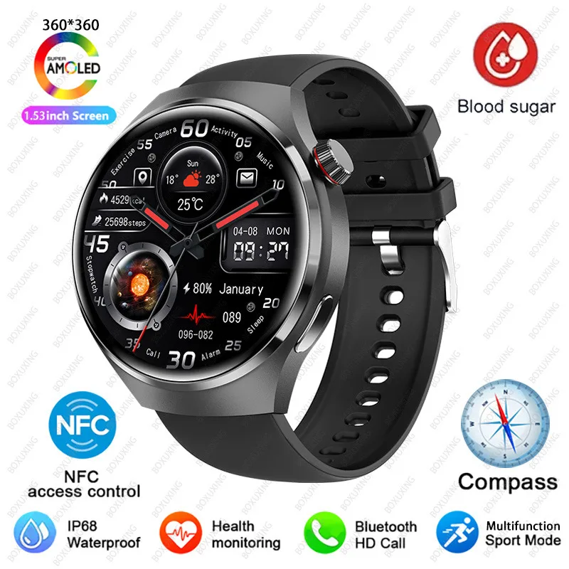 2023 Neue Herren smartwatch Gt4 Pro 1 53 Zoll 360 * 360 - Temu