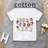 Unisex Summer Children's Clothing Princess Cute Cartoon Boy And Girl T-shirt Aesthetics Fun Kid Top Crew Neck White Short Sleeve 1