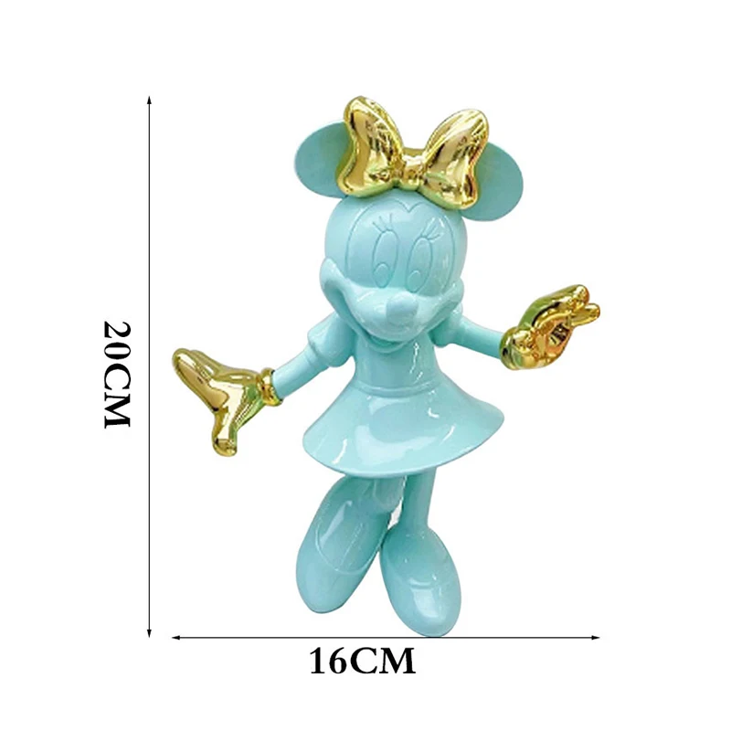 30cm Simple Modern Minnie Mouse Action Figure Resin Statue Collection Dolls  Fashion Model Toys Indoor Ornaments Christmas Gifts - AliExpress