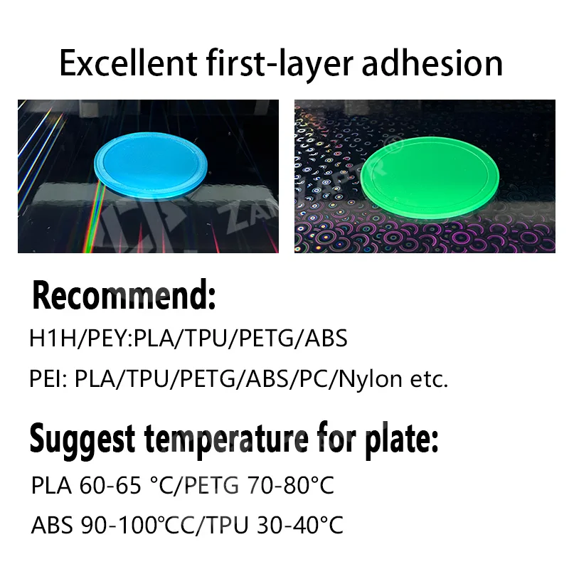 Bambu 랩 X1 빌드 플레이트 PEI PET PEO 시트, 베드 업그레이드 텍스처, 양면 용수철 스틸, 랩 P1P A1 3D 프린터용, 257x257mm