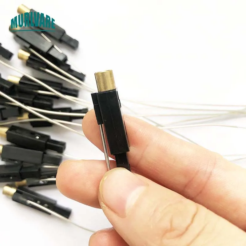 10Pcs 3.5*0.62*0.62cm Piezoelectric Electronic With Copper Cap Fireproof Wire For Spray Gun Cooker Accessories Piezo Igniter