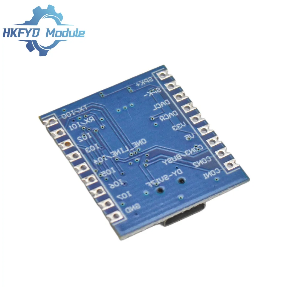 1-10PCS MP3 Player Module Voice Module 4MB Voice Playback IO Trigger Serial  Port Control USB Download FLash DY-SV17F - AliExpress