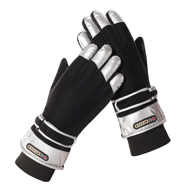 

Ski gloves Winter waterproof touch screen windproof warm thickened outdoor riding mountaineering non-slip cycling