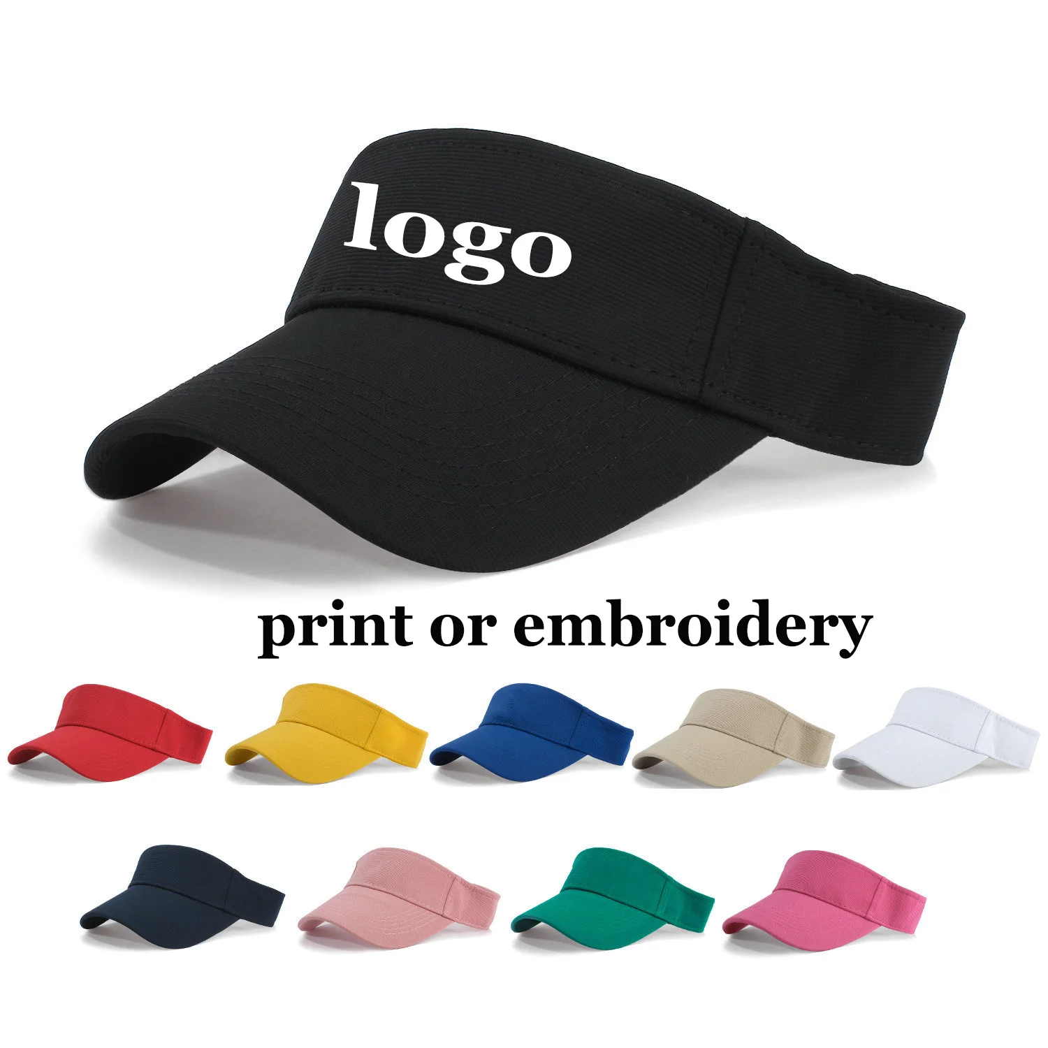 Custom Logo Empty Top Baseball Cap Summer Embroidery Adjustable Outdoor ...