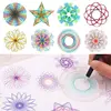 10-33pcs Spirograph Design Arts Craft Kit Classic Amazing Rainbow Magic Scratch Paper Set Children Kids Educational Drawing Toys 4