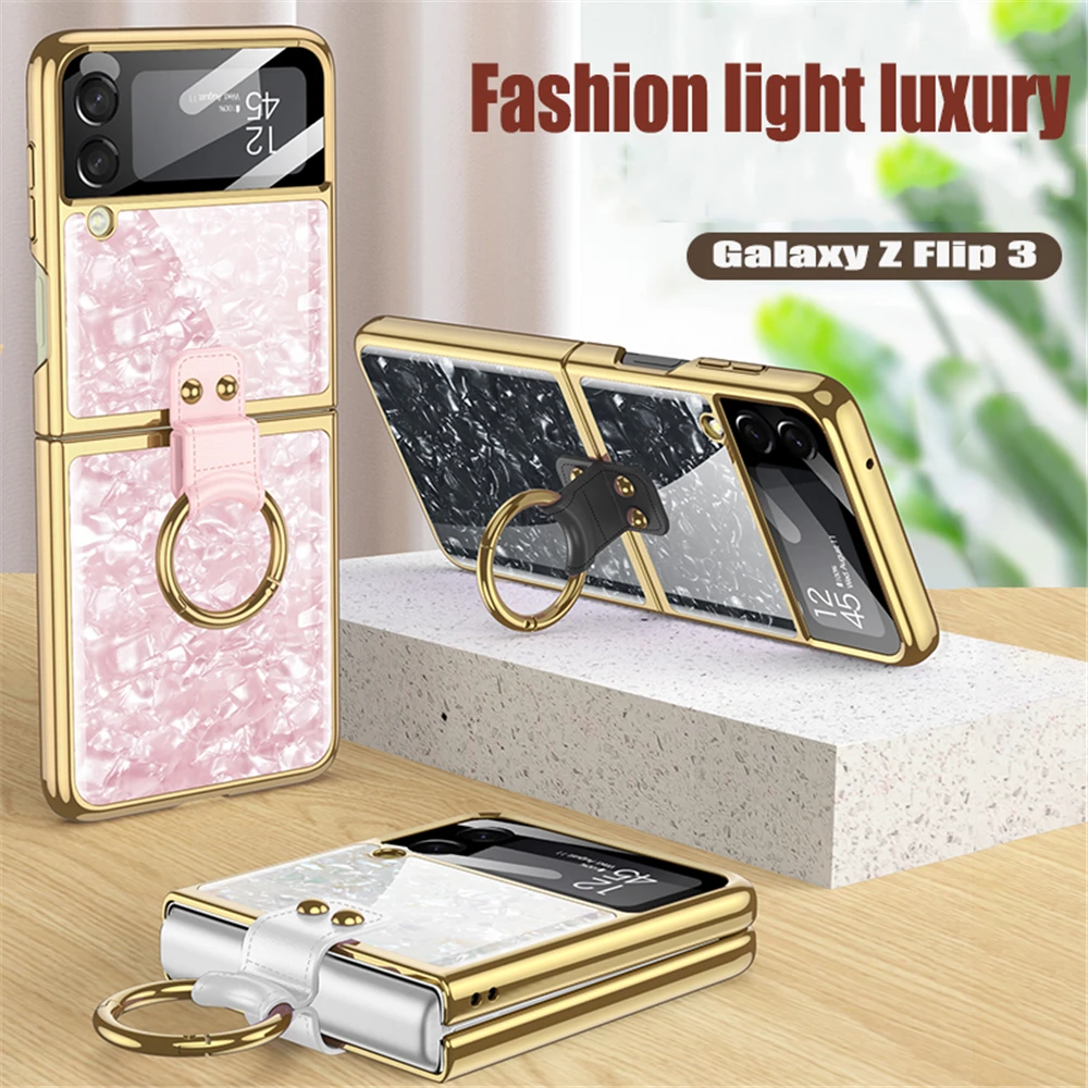 

Чехол-подставка с кольцом-держателем для Samsung Galaxy Z Flip 3