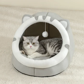 Cozy Cat Cave Bed 1