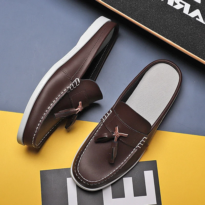 Mens Casual Pu Leather Classic Boat 
