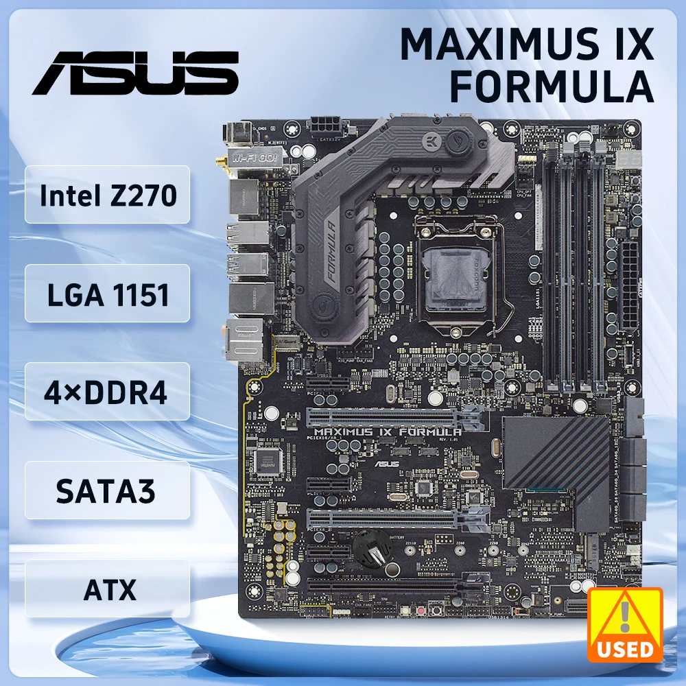 

ASUS ROG MAXIMUS IX FORMULA LGA 1151 Intel Z270 Motherboard DDR4 64GB PCI-E 3.0 USB3.1 ATX support 7th/6th gen Core i5-7500 cpu