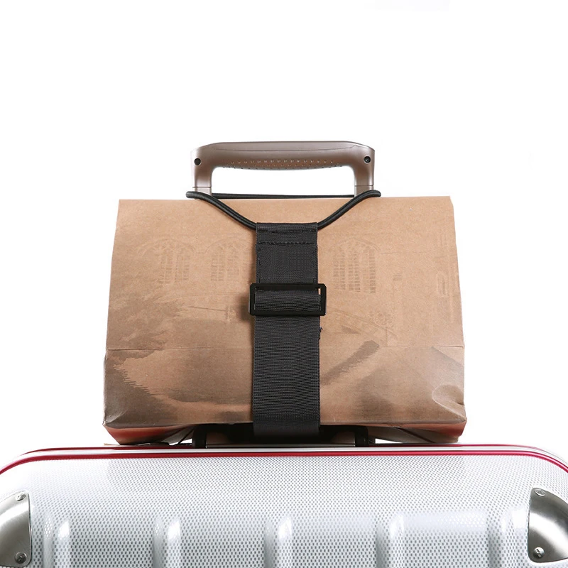 

Разноцветный Эластичный регулируемый ремешок для багажа, Эластичный банджи для багажа, для путешествий, безопасный для переноски