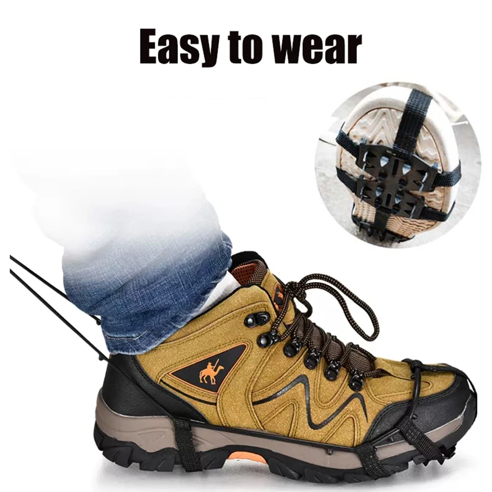 24 Teeth Ice Crampons for Winter Outdoor Hiking Climbing Fishing