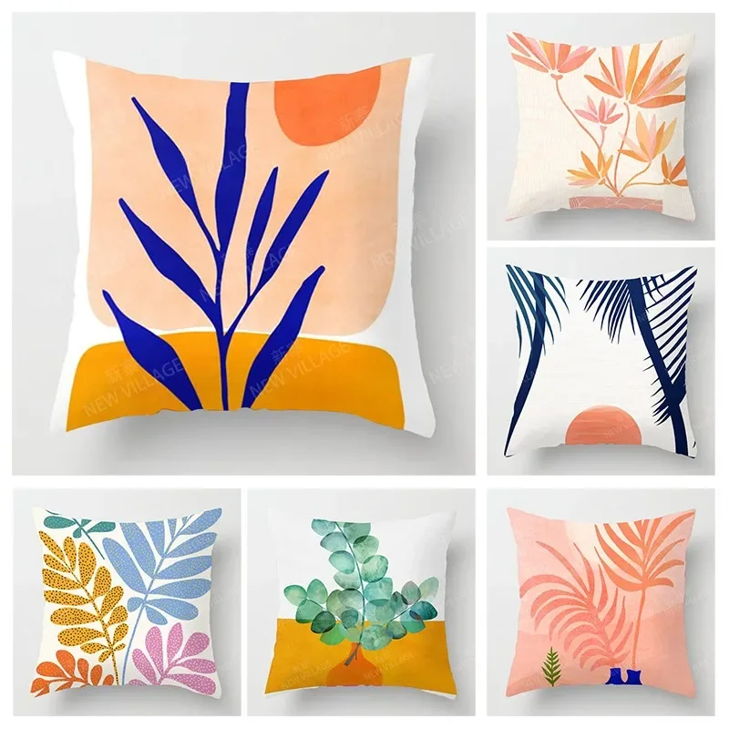 

Nordic fall home decor throw pillowcase sofa Cushion cover 45x45cm 45*45 50x50cm 60x60cm 40*40cm boho abstract geometric morandi