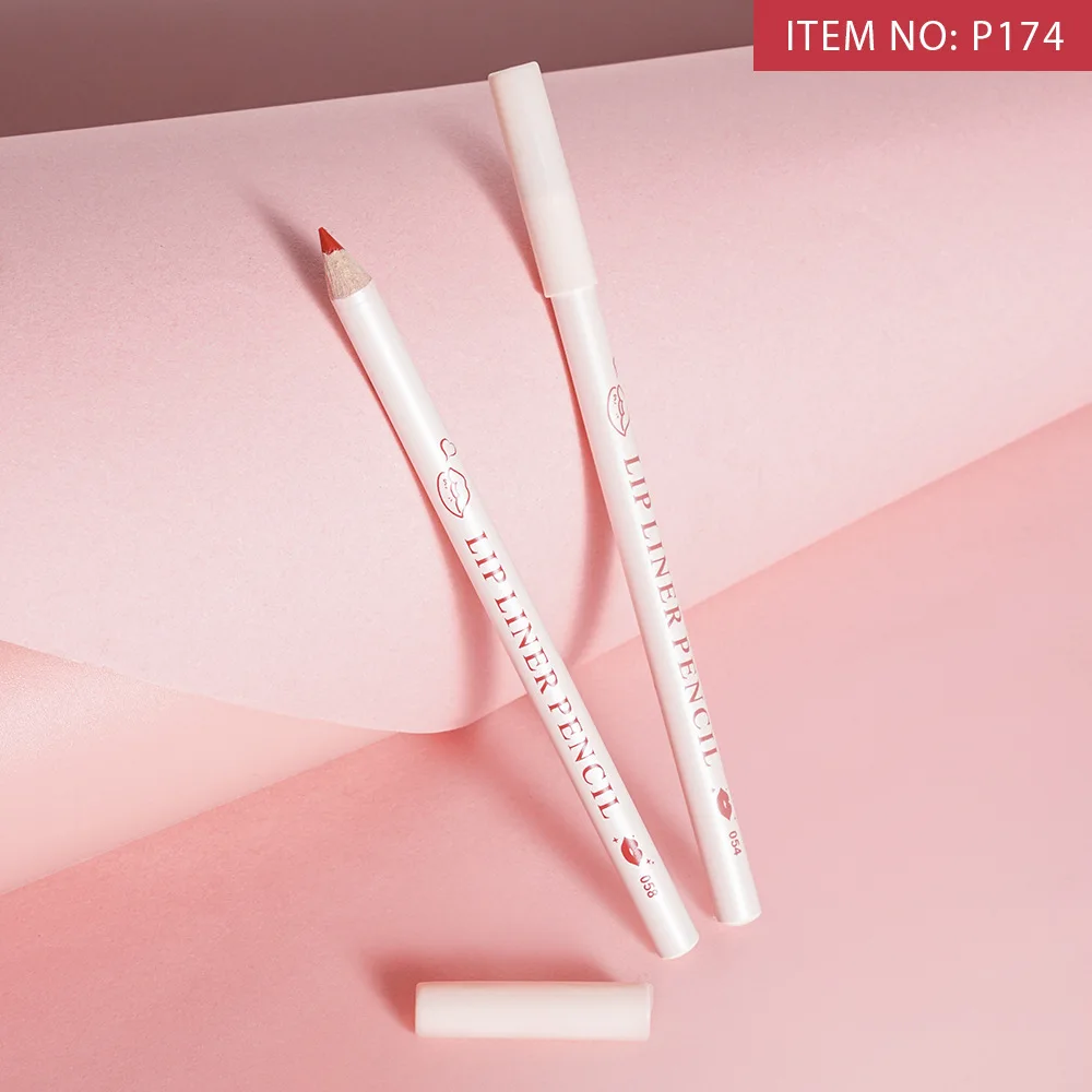 12Color Lip Liner stereoscopic color development waterproof anti-sweat non-smudging moisturizing finishing skin tone Menow