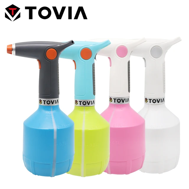 T Tovia Automatikus Öntöző Permetező Akkumulátor Elektromos Kerti Permetezőgép 1L Állítható Áramlás Újratölthető Háztartási Tisztítás