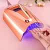 128W Rechargeable Battery LED UV Lamp Wireless Manicure Pedicure Powerful Curing Light Cordless Nail Dryer Fast Drying Nails 5