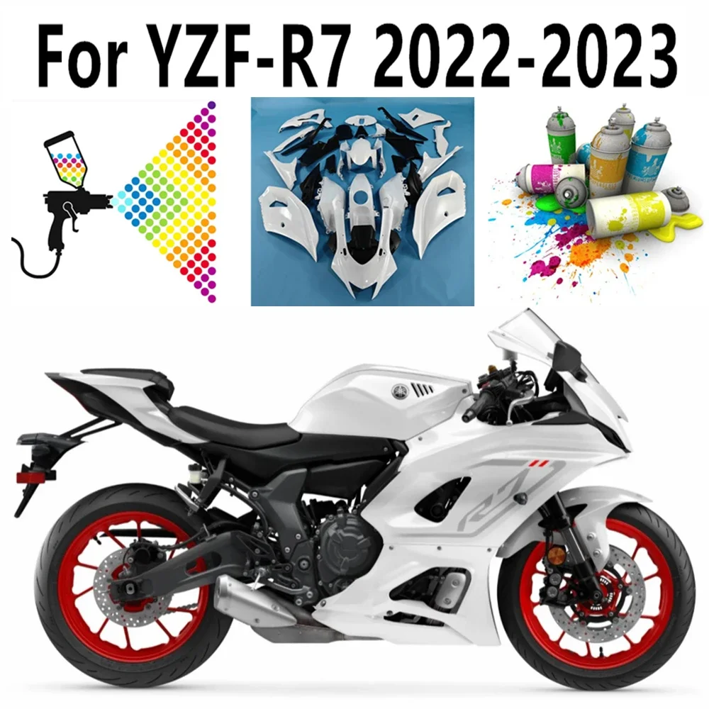 

Customize Colour For YZF R7 2022-2023 Blue Black Full Fairing Kit ABS Injection High Quality Bodywork Cowling Plastic parts