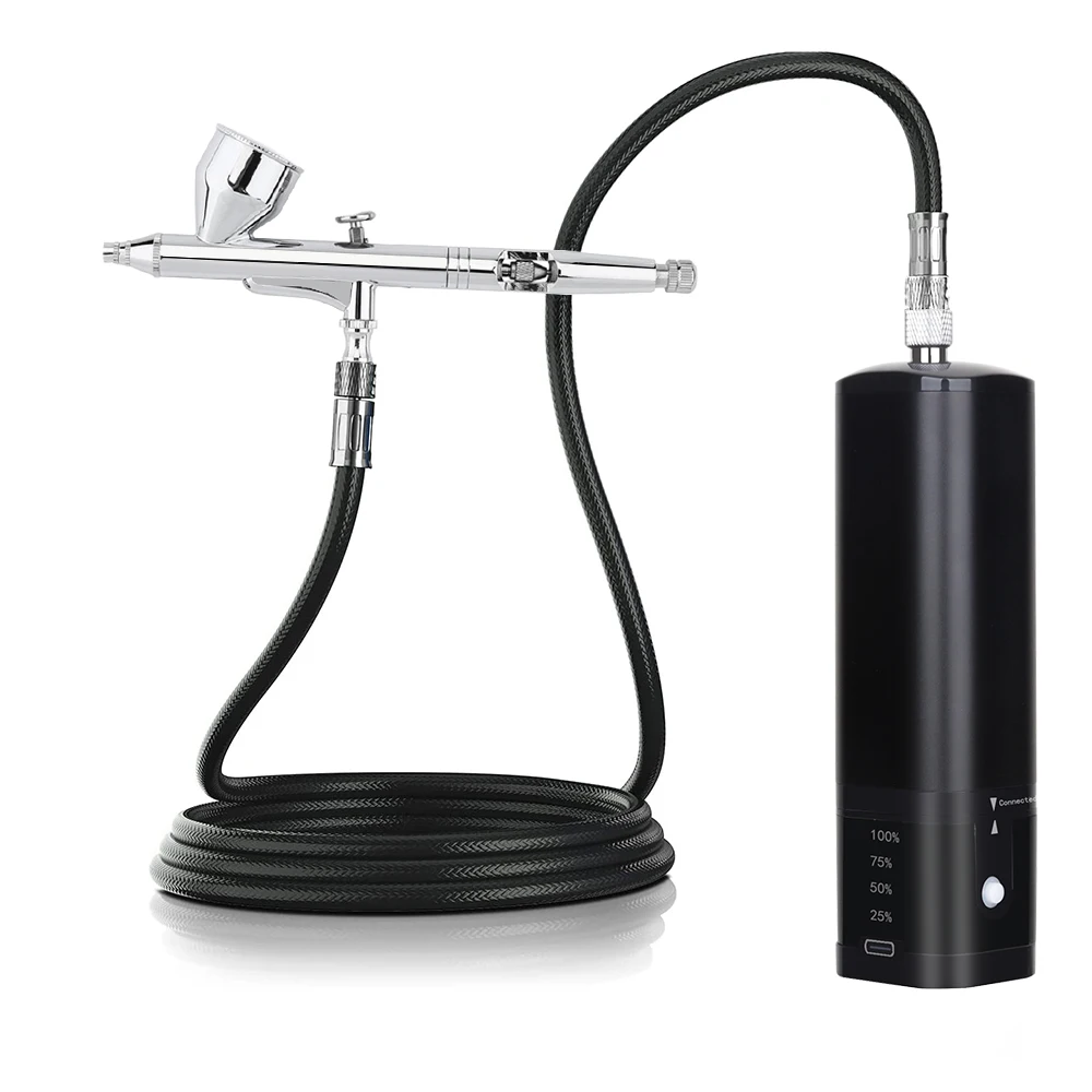 Cordless Airbrush System Compressor - Black