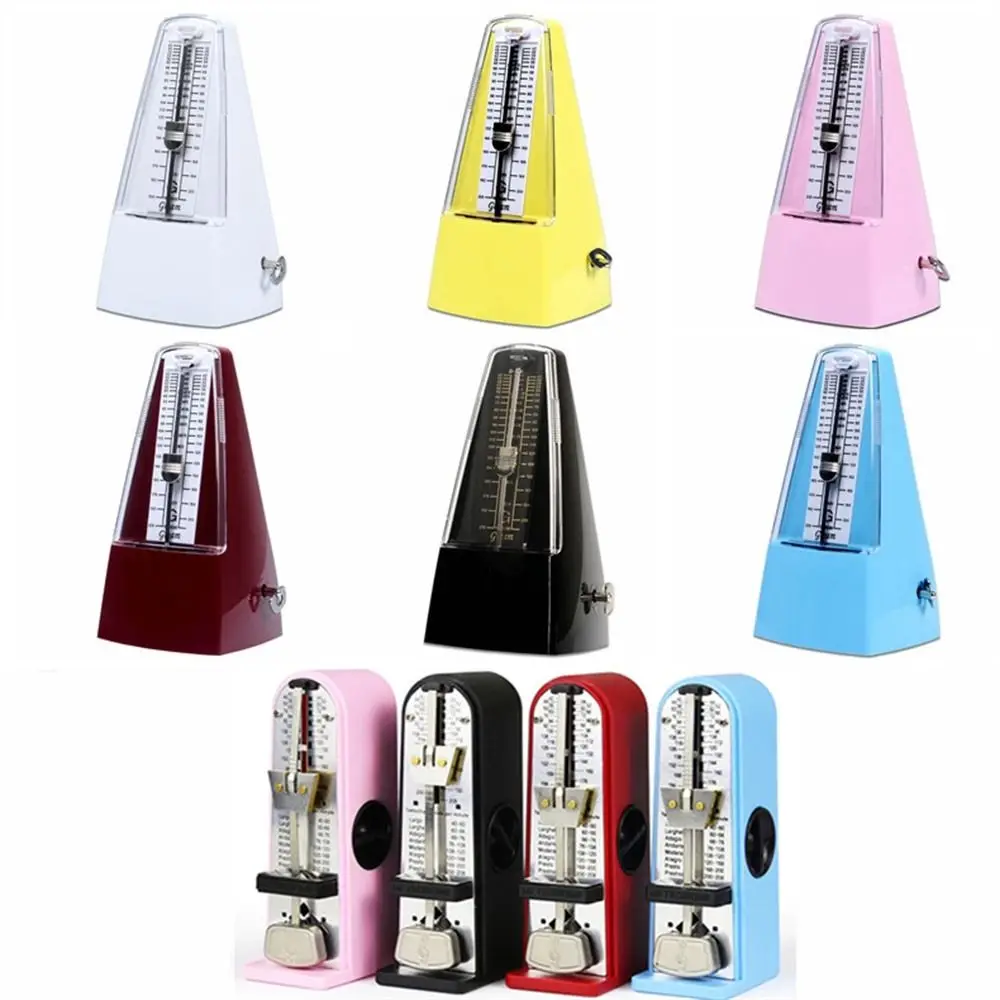 Metal Movement Mechanical Metronome Loud Sound High Accuracy Piano Metronome Antique Musical Instrument Guitar Metronome