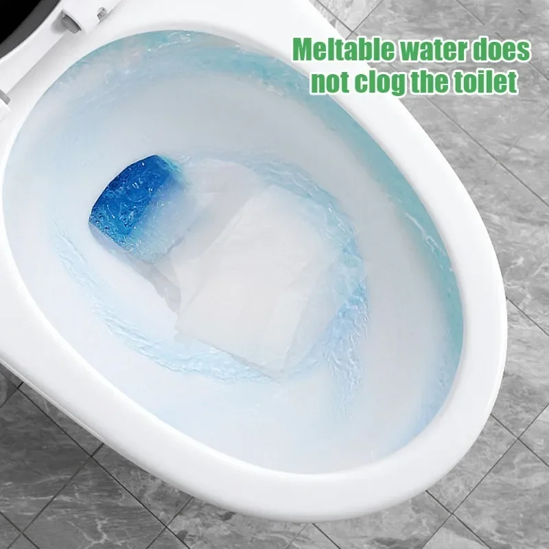 8-50PCS Portable Disposable Toilet Seat Covers Type Travel Camping Hotel Bathroom Accessories Paper Waterproof Soluble Water 2