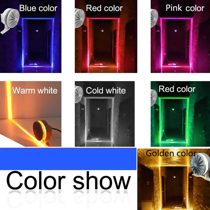 7W 12W LED Window Sill Lights For 220V 110V Door Frame Wall KTV Hotel Garage Corridor Decoration Lamps 360 Degree Bright IP67