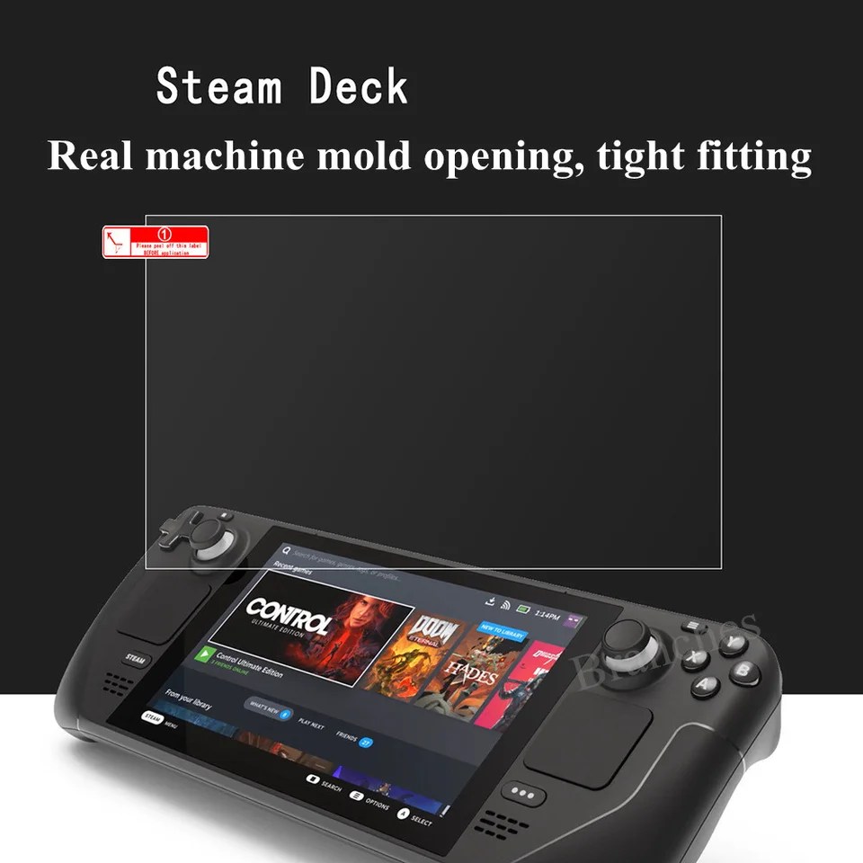 Pellicola Protettiva Per Steam Deck OLED 7,4" E Steam Deck 7" (2021/22) – Vetro Temperato 9H, 2 Pezzi, Anti-Graffio, Opaca E Anti-Riflesso