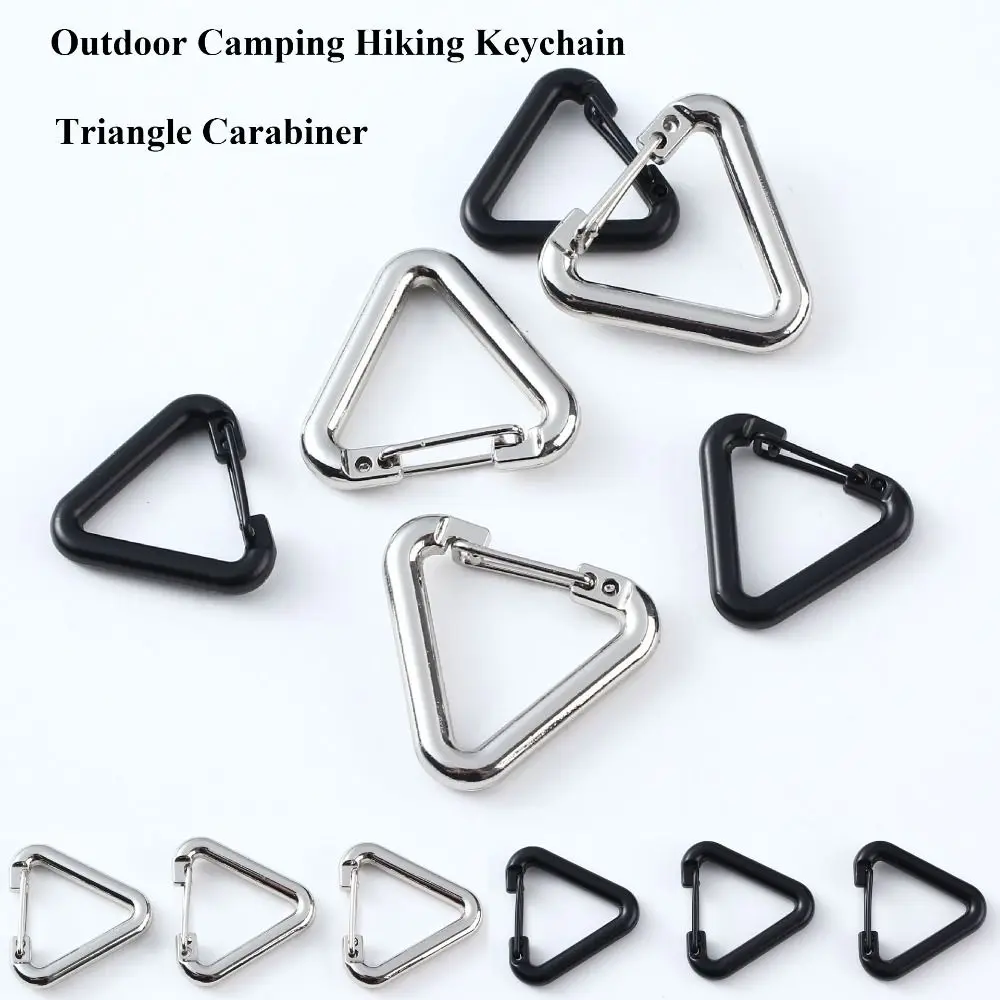 High Quality Triangle Carabiner Alloy 20/25mm Outdoor Snap Clip Bottle Hook Outdoor Tool