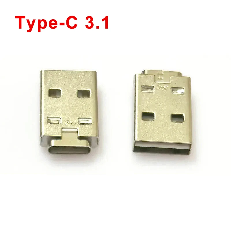 Fêmea para Double-sided Usb am Masculino Connector Carregamento Versão Adapter Pcb Board Inside Tipo-c 3.1 2.0 110 Pcs