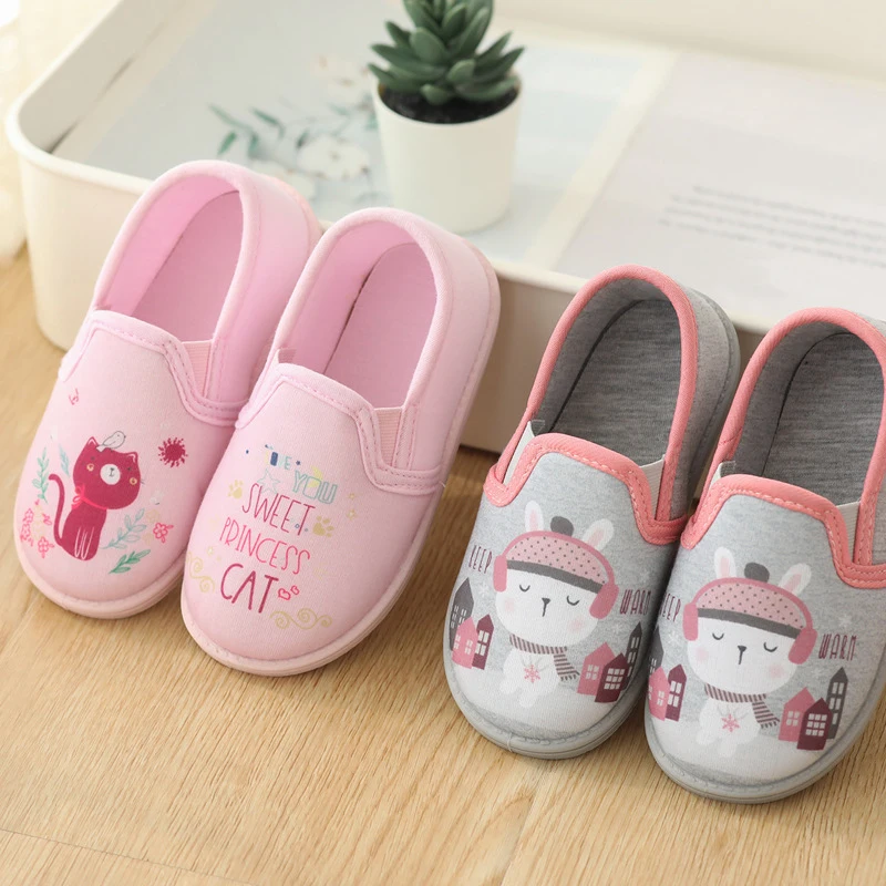 children's sandals Boys Child Home Slippers Autumn Cotton Soft Anti Skid Cloud Astronaut Pattern Outdoor Walking Shoes Kids Baby Indoor Slippers girls leather shoes