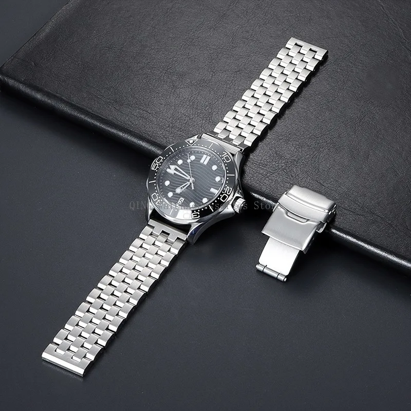Stainless Steel Universal Watchband Strap - Unisex Metal Bracelet Replacement