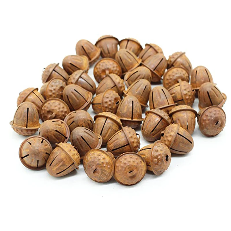 Christmas Rusty Tin Bells Rustic Original Farmhouse Rustic Metal Bells Sleigh For Christmas Tree Decoration Holiday Daily christmas ornament chamfer tool 20pcs