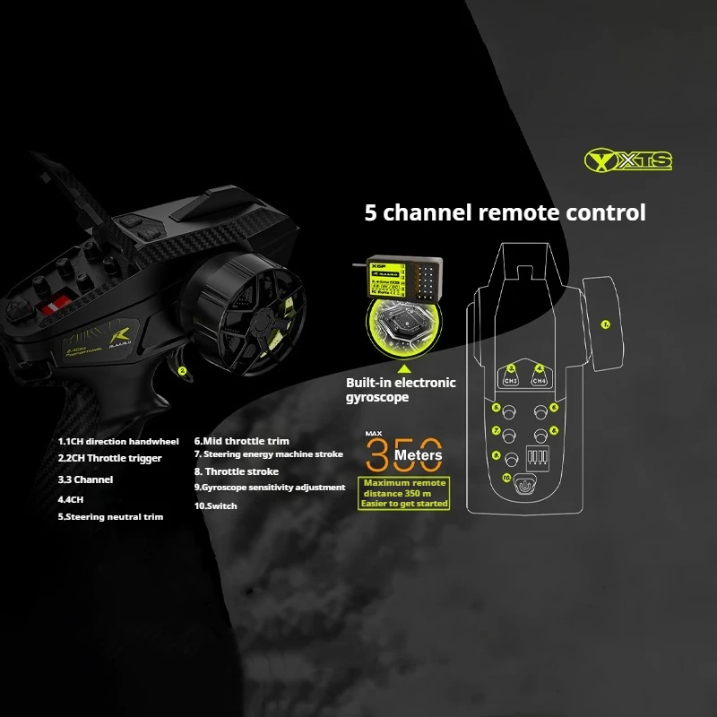 New XTS F10 1/10  4WD RTR RC simulation racing drift off-road vehicle model rally car 2.4GHZ remote control car adult boy toy 6