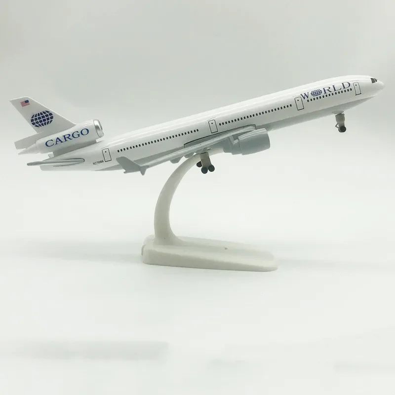 

HOT 20cm Alloy Metal Air USA World Cargo MD MD-11 Airways Diecast Airplane Model Plane Model Aircraft w Wheels Landing Gears