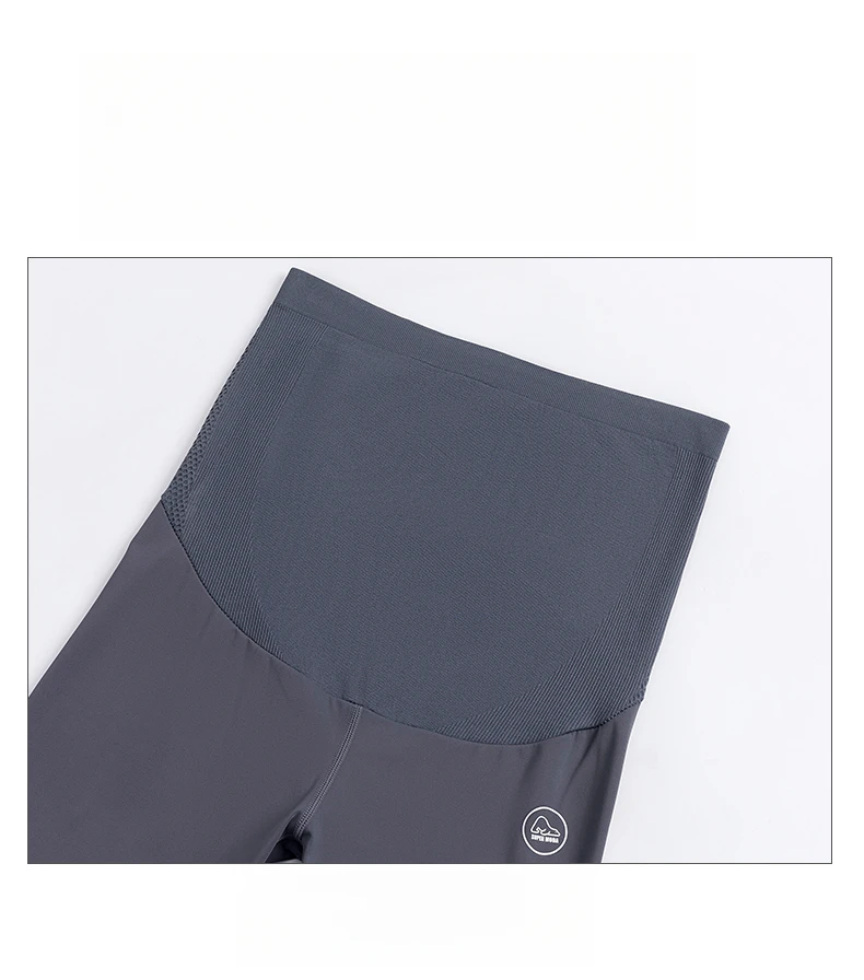 Fattened Large Size Maternity Shark Skin Leggings 100kg Spring and Autumn Fashion Elastic Yoga Sports Trousers Summer