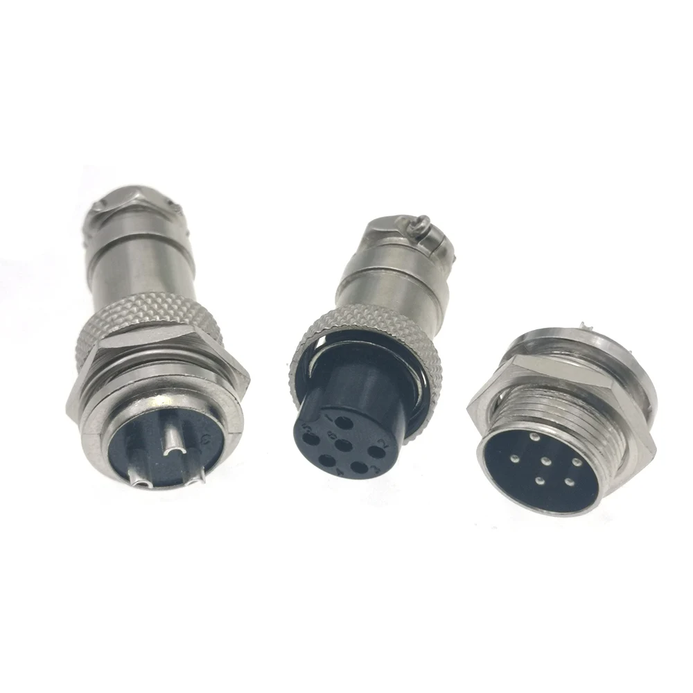 

GX16 Aviation Circular Plug Socket 2/3/4/5/6/7/8/9/10PIN Male Female Or Docking Panel Connector Rated voltage and current 5A125V