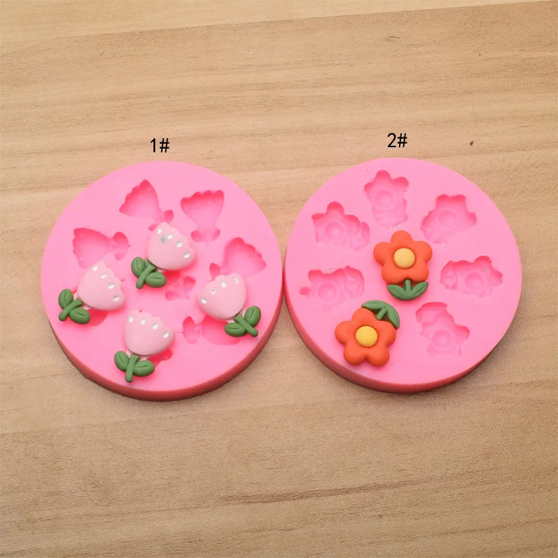 

Rose Flower Silicone Molds Cake Chocolate Mould Wedding Cake Decorating Tools Fondant Sugarcraft Cake Mold Candy Clay Moulds