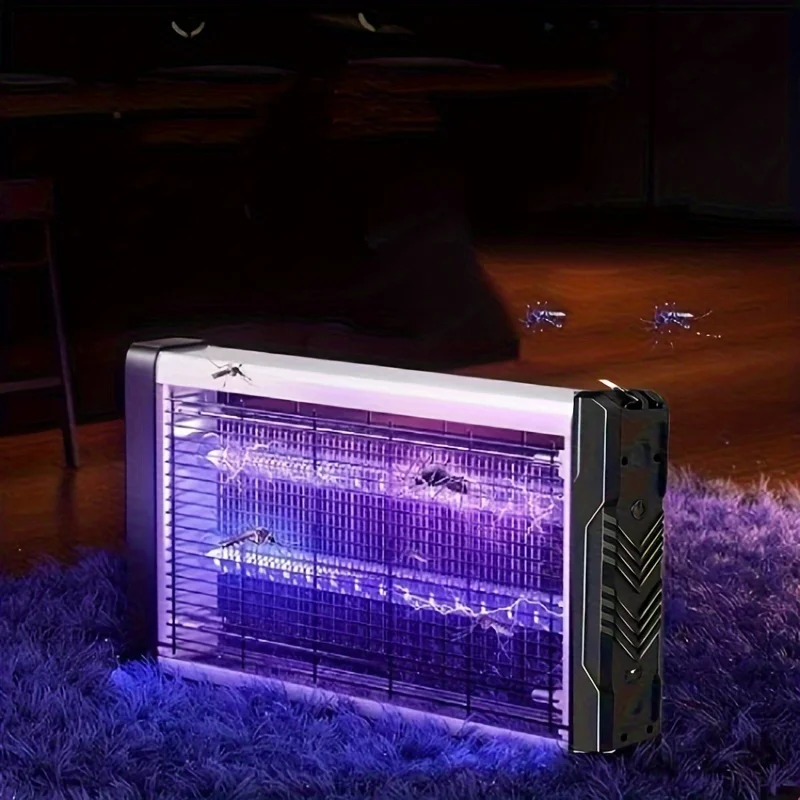 8W Wall Mounted/Standing Mute Mosquito Trap Lamp Photocatalyst Mosquito Fly Killer Lamp Bedroom UV Repellent LED Light
