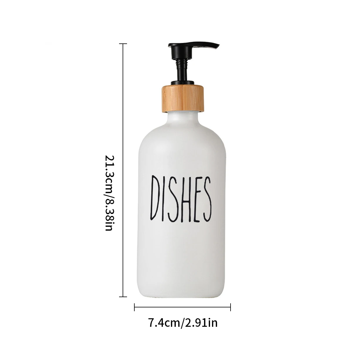 Leeseph mýdlo dávkovač, miska mýdlo dávkovač pro kuchyň bortit se, ruka mýdlo dávkovač, dekorace miska čerpadlo pro koupelna (empty bottle)