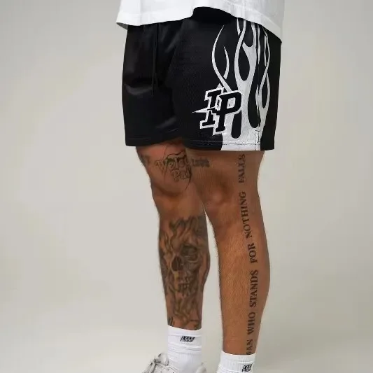 Quick Dry Fitness Shorts American Sporty Style Men's Four-Quarter Length Skateboarding Pants Sportswear And Accessories