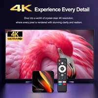 H96 MAX H313 Smart TV Box Android 14 TV Box 4K@60fps 100M/LAN Dual Wifi6 BT5.0 Google Voice Assistant Медиаплеер Set Top Box — изображение 4