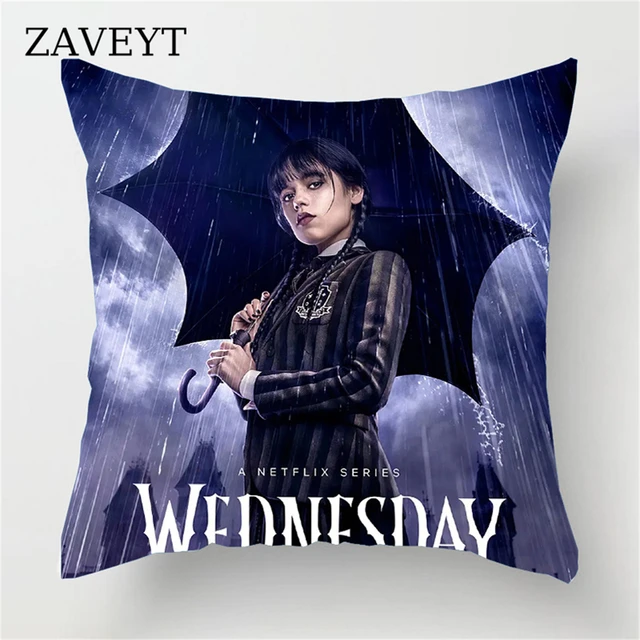 ZAVEYT Hot Gothic Wednesday Addams Pillow Cover