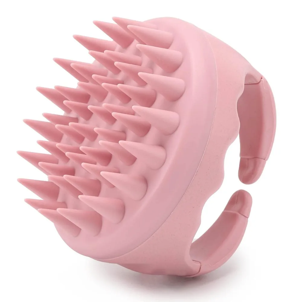 Spazzola Massaggiante in Silicone per Cuoio Capelluto, Spazzola per Shampoo, Strumento per la Cura dei Capelli per Tutti i Tipi di Capelli di Donne, Uomini e Animali Domestici - immagine 2