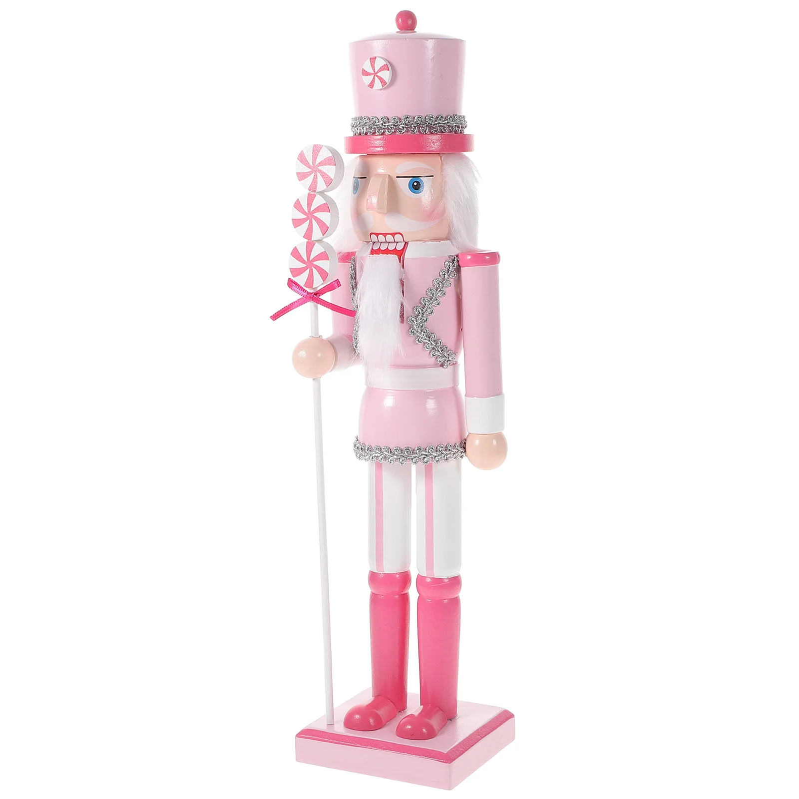 

Christmas Candy Wooden Playset Christmas Tree The Giftationss Pink Candy Cane Wooden Soldier Pastel Wooden Playsets Figures
