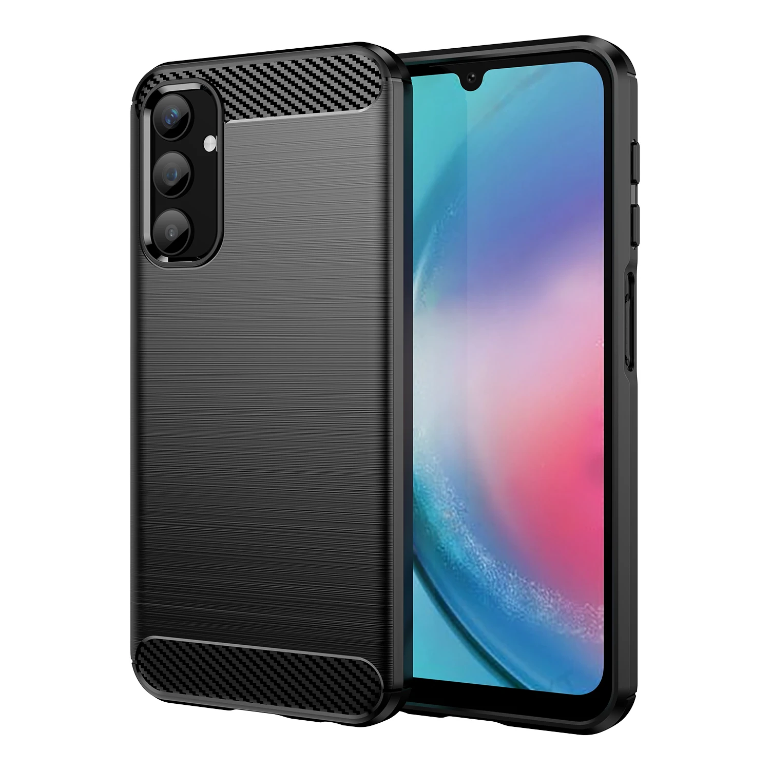 Per Samsung Galaxy A25 5G Custodia Per Telefono Antiurto E Antipolvere Adatta Per Samsung A25 5G Custodia Per Telefono Spazzolata Ultrasottile In Fibr