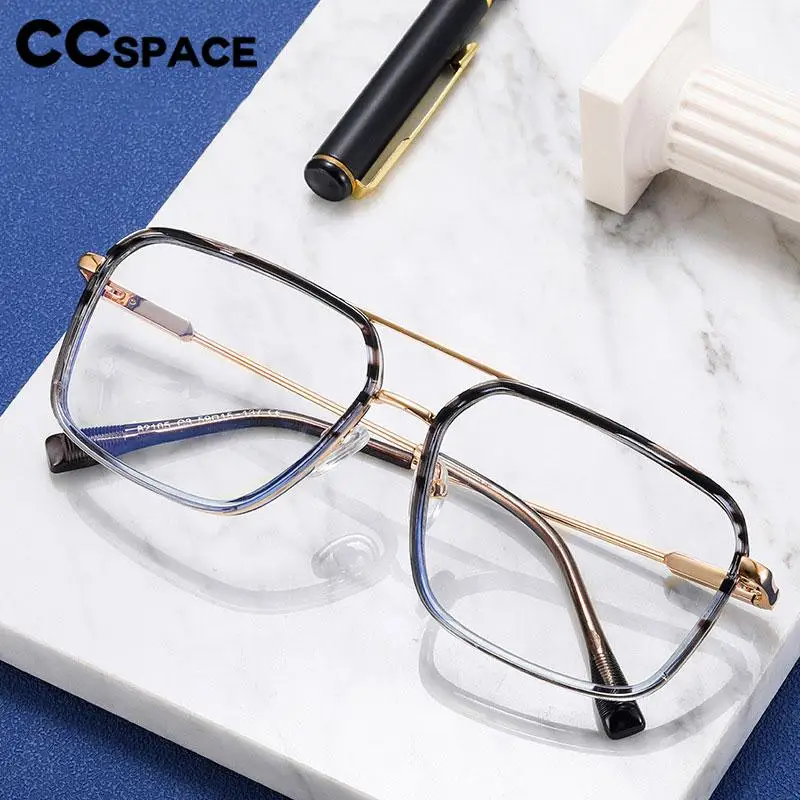 

B57239 Pilot Anti Blue Light Reading Glasses Men Lady Trend Big Size Spring Hinge Optical Presbyopic Eyeglass Dioptric +50~+300